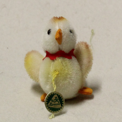 Mohair little lucky pig Piggi) 8 cm Teddy Bear by Hermann-Coburg