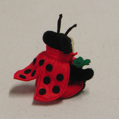 Little Lucky Charm – Ladybird 14 cm Teddy Bear by Hermann-Coburg