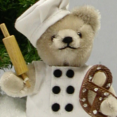 Brezel Bäcker Teddy Bear by Hermann-Coburg