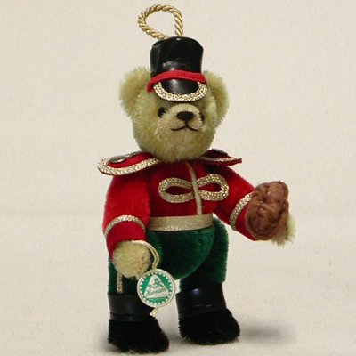 Nuknacker Teddy 14 cm Teddybr von Hermann-Coburg