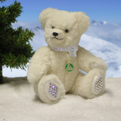 Kleiner Schneekristrall Teddybr von Hermann-Coburg