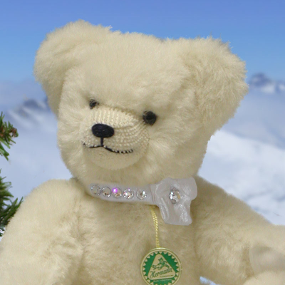 Kleiner Schneekristrall Teddybr von Hermann-Coburg