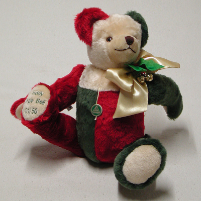 Big Teddy Jingle Bell 50 cm Teddy Bear by Hermann-Coburg