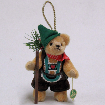 Ornament Set 2019 Jeder 13 cm Teddy Bear by Hermann-Coburg