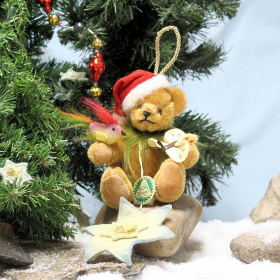 Weihnachten im Regenwald Ornament 14 cm Teddybr von Hermann-Coburg