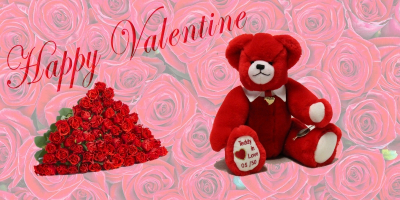 Teddy in Love 32 cm Teddy Bear by Hermann-Coburg