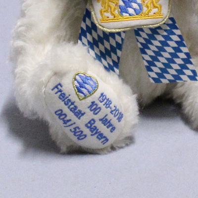 We celebrate Bavaria  Jubilee Bear 36 cm Teddy Bear by Hermann-Coburg