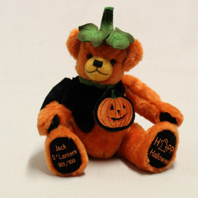 Jack OLantern Halloween Br 2018 36 cm Teddybr von Hermann-Coburg