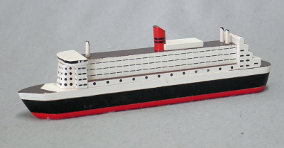 Modell: Kreuzfahrtschiff Holz (Luxusliner) 26 x 4,5 x 8 cm