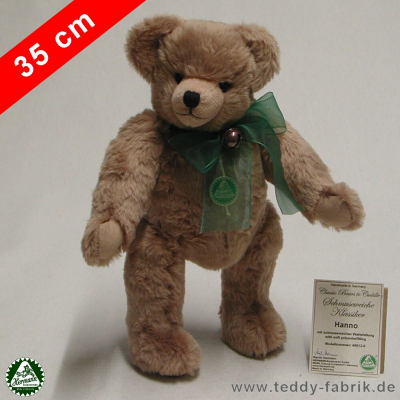 Teddybear Hanno 35 cm 14 inch Classic Bears to Cuddle