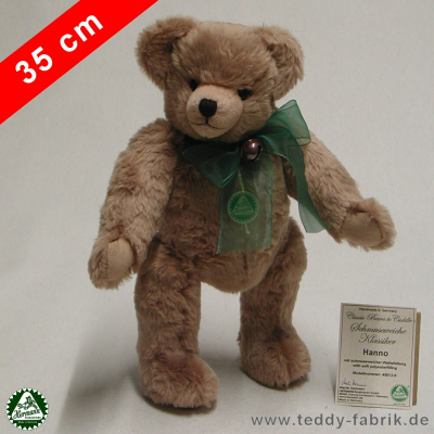 Teddybr Hanno 35 cm schmuseweiche Klassiker