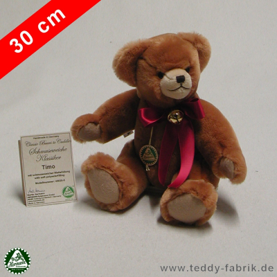 Teddybär Timo 30 cm schmuseweiche Klassiker