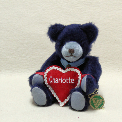 HERMANN Clubbr 2024  My Bear with Heart 21 cm Teddy Bear by Hermann-Coburg
