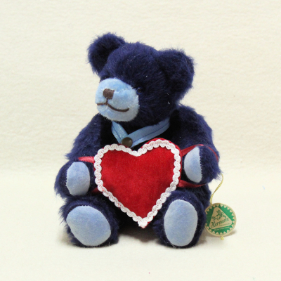 HERMANN Clubbr 2024  My Bear with Heart 21 cm Teddy Bear by Hermann-Coburg