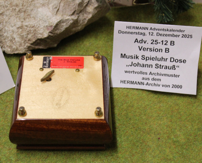 HERMANN Musik-Spieluhr B 12. Dezember von Hermann-Coburg