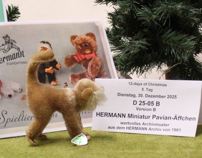 HERMANN Miniatur Pavian-�ffchen B 5. Tag von Hermann-Coburg