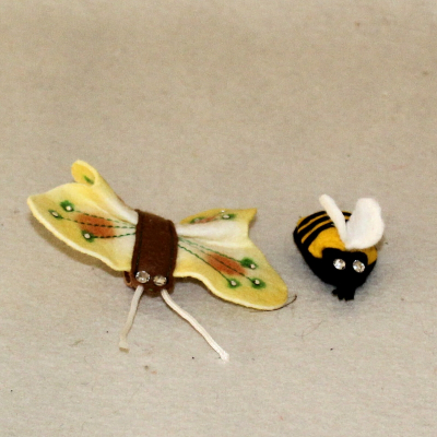 Kleines Sommerglück 2-teiliges Schmetterling/Biene Set siehe Details in der Produkterklärung oben für alle Daten in  cm Teddy Bear by Hermann-Coburg