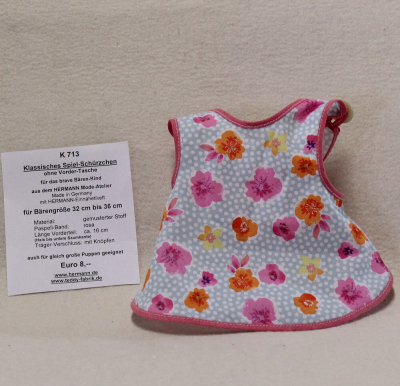 Klassisches Spiel-Schrzchen ohne Vorder-Tasche von Hermann-Coburg