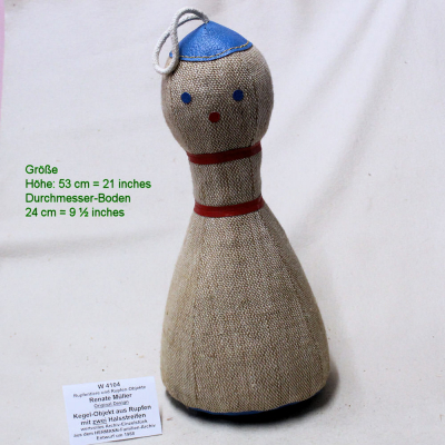 Kegel-Objekt mit zwei Halsstreifen Renate Mller