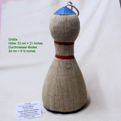 Kegel-Objekt mit zwei Halsstreifen Renate Mller