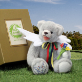 Kleiner Friedensbär #01 36 cm Teddybär von Hermann-Coburg Kleiner Friedensbär #01 36 cm Teddybär von Hermann-Coburg