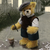 Kreisel Bär 33 cm Teddybär von Hermann-Coburg Kreisel Bär 33 cm Teddybär von Hermann-Coburg