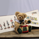 26. Sonneberger Museumsbär 2019 38 cm Teddybär von Hermann-Coburg 26. Sonneberger Museumsbär 2019 38 cm Teddybär von Hermann-Coburg