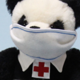 2021 - Panda - Mie 32 cm Teddyb�r von Hermann-Coburg