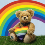 Regenbogen Bär - für Toleranz und Weltoffenheit 33 cm Teddybär Regenbogen Bär - für Toleranz und Weltoffenheit 33 cm Teddybär