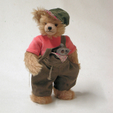 Mein Mausebärchen 33 cm Mohair Teddybär von Hermann-Coburg Mein Mausebärchen 33 cm Mohair Teddybär von Hermann-Coburg