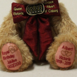 Royal 200th Double Birthday Jubilee 34 cm Teddybr von Hermann-Coburg