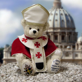 Papst Johannes Paul II - Heiligsprechung Teddybär von Hermann-Coburg Papst Johannes Paul II - Heiligsprechung Teddybär von Hermann-Coburg