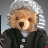 Johann Sebastian Bach Teddybär von Hermann-Coburg Johann Sebastian Bach Teddybär von Hermann-Coburg