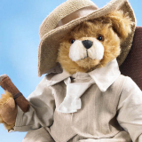 Mark Twain Teddy Bear by Hermann-Coburg Mark Twain Teddy Bear by Hermann-Coburg