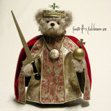 Karl der Große Teddybär von Hermann-Coburg Karl der Große Teddybär von Hermann-Coburg