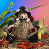 Thanksgiving Bear #001 von Hermann-Coburg
