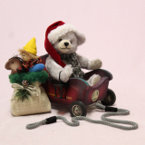 Santa Mobil 23 cm Teddybär von Hermann-Coburg Santa Mobil 23 cm Teddybär von Hermann-Coburg