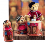 HERMANN Matryoshka Bear Teddybär von Hermann-Coburg HERMANN Matryoshka Bear Teddybär von Hermann-Coburg
