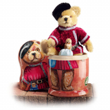 HERMANN Matryoshka Bear Teddybär von Hermann-Coburg HERMANN Matryoshka Bear Teddybär von Hermann-Coburg