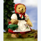 Rotkäppchen Teddybär von Hermann-Coburg Rotkäppchen Teddybär von Hermann-Coburg