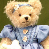 Alice in Wonderland Teddy Bear by Hermann-Coburg Alice in Wonderland Teddy Bear by Hermann-Coburg