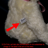 Replacement Certificate of Authenticity for HERMANN-Coburg Bears produced later than 1993 Replacement Certificate of Authenticity for HERMANN-Coburg Bears produced later than 1993