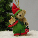 Weihnachtswichtl Teddy Bear by Hermann-Coburg