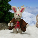 White Rabbit Teddy Bear by Hermann-Coburg White Rabbit Teddy Bear by Hermann-Coburg