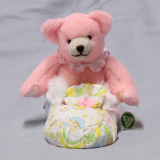 Sleeping in a Shoe - Baby Girl 22 cm Teddy Bear by Hermann-Coburg Sleeping in a Shoe - Baby Girl 22 cm Teddy Bear by Hermann-Coburg