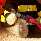 Firefighter Teddy Bear by Hermann-Coburg Firefighter Teddy Bear by Hermann-Coburg