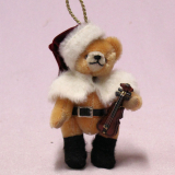 Kleiner Weihnachtsmusikant 13 cm Teddybär von Hermann-Coburg Kleiner Weihnachtsmusikant 13 cm Teddybär von Hermann-Coburg