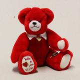 Teddy in Love 32 cm Teddy Bear by Hermann-Coburg Teddy in Love 32 cm Teddy Bear by Hermann-Coburg