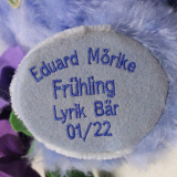 Eduard Mörike Lyrik Bär – Frühling 35 cm Teddybär von Hermann-Coburg Eduard Mörike Lyrik Bär – Frühling 35 cm Teddybär von Hermann-Coburg