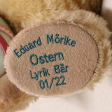 Eduard Mörike Lyrik Bär – Ostern 35 cm Teddybär von Hermann-Coburg Eduard Mörike Lyrik Bär – Ostern 35 cm Teddybär von Hermann-Coburg